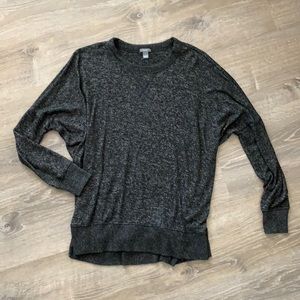 Charcoal slouchy sweater